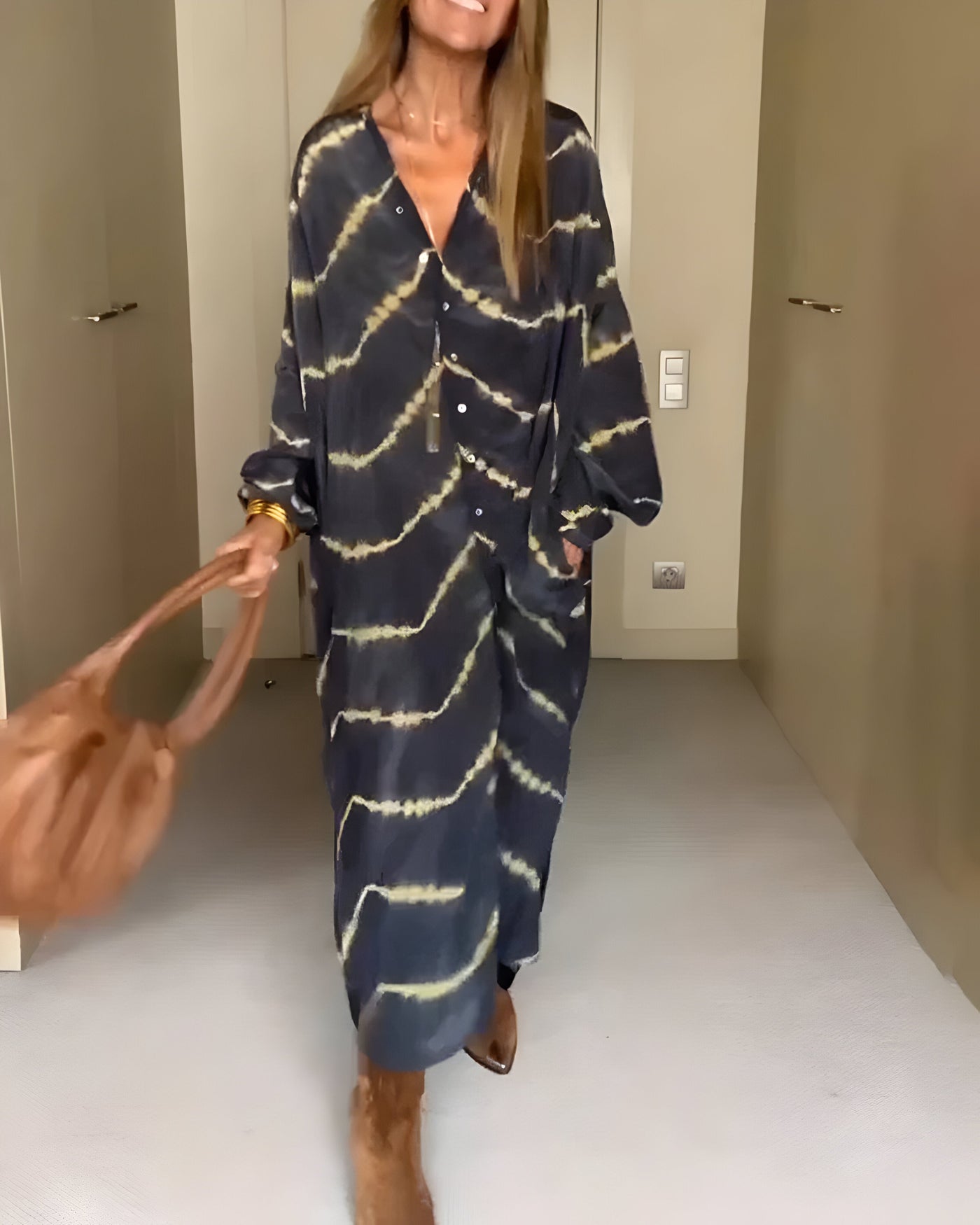 Liliana | Robe maxi à rayures boho