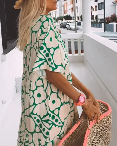 Marcelina | Robe maxi légère et fluide pour l'été