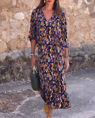Kasia | Robe midi accrocheuse pour une élégance décontractée