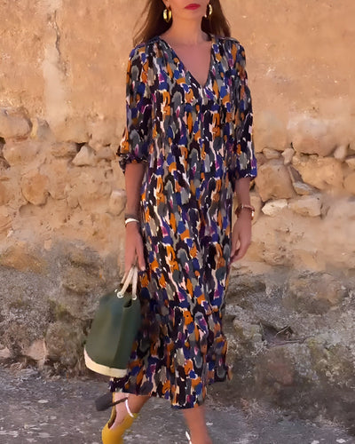 Kasia | Robe midi accrocheuse pour une élégance décontractée