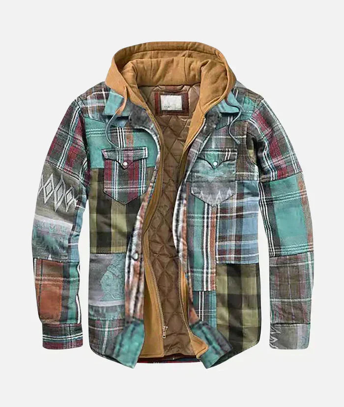 Savrani | Veste à carreaux patchwork