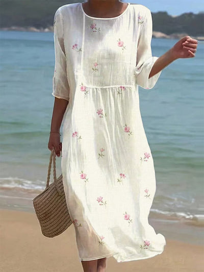 Isabelle Fiori | Robe légère avec un imprimé floral délicat