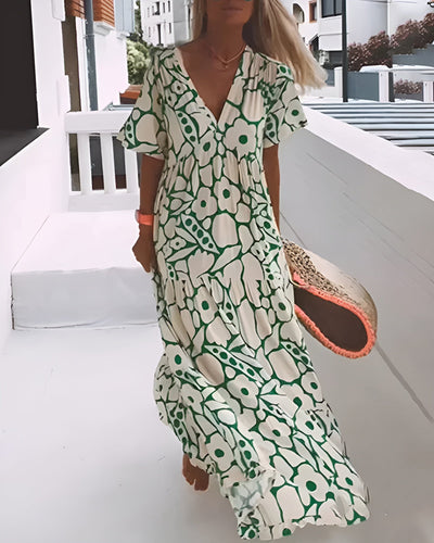 Marcelina | Robe maxi légère et fluide pour l'été