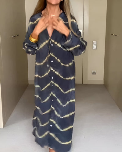 Liliana | Robe maxi à rayures boho