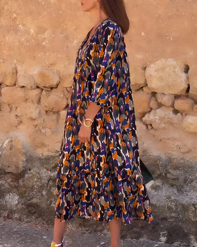 Kasia | Robe midi accrocheuse pour une élégance décontractée