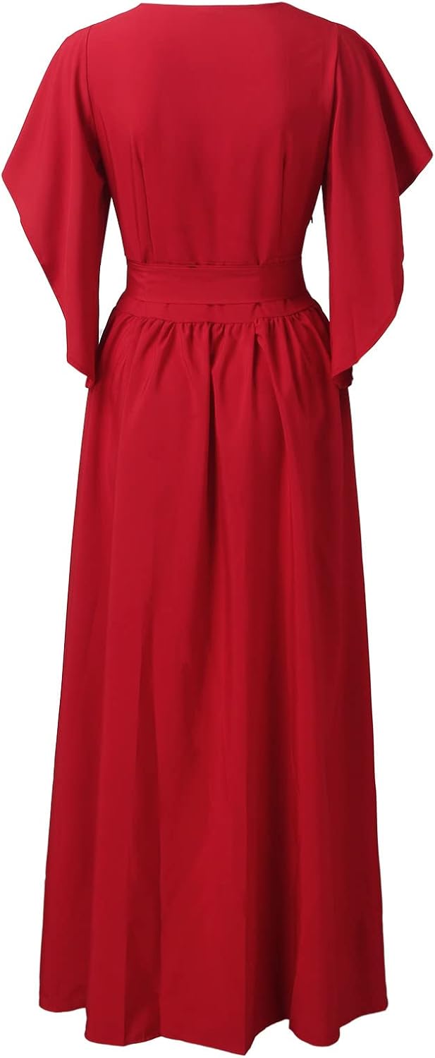 Daria | Robe femme à manches papillon