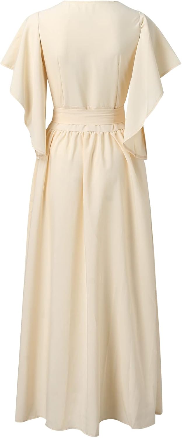 Daria | Robe femme à manches papillon