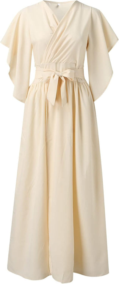 Daria | Robe femme à manches papillon