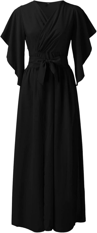 Daria | Robe femme à manches papillon