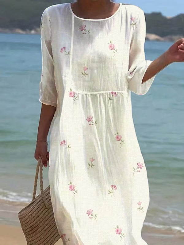 Isabelle Fiori | Robe légère avec un imprimé floral délicat