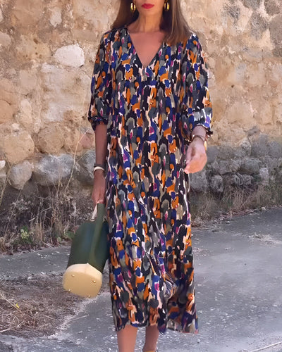 Kasia | Robe midi accrocheuse pour une élégance décontractée