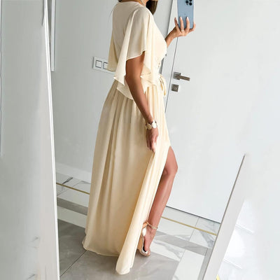 Daria | Robe femme à manches papillon
