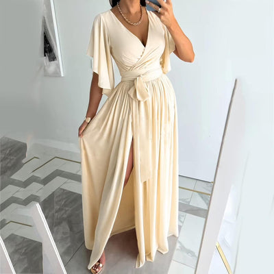 Daria | Robe femme à manches papillon