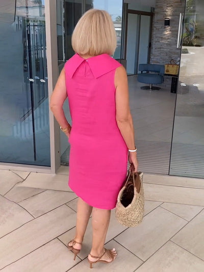 Mariella | Robe en matériau premium froissé