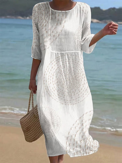 Mira Punto | Robe d'été avec une texture délicate