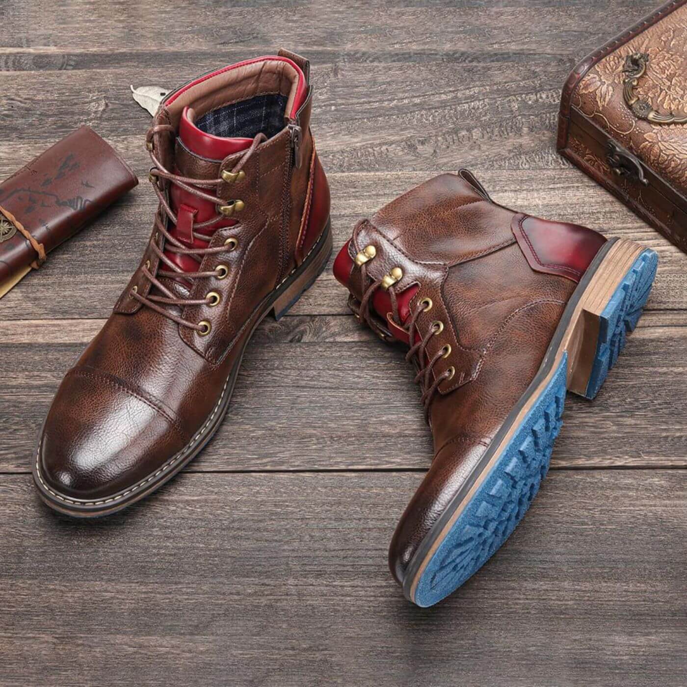 Connor | Bottes Oxford en cuir premium