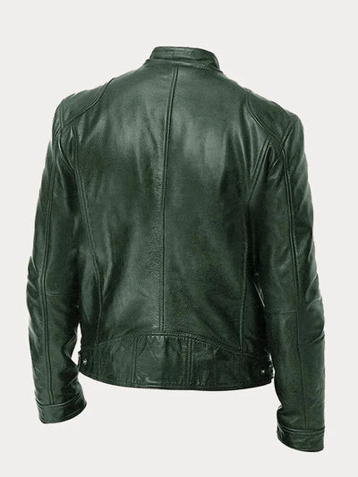 SeravaParis™ | Veste décontractée en cuir