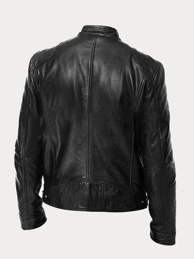 SeravaParis™ | Veste décontractée en cuir