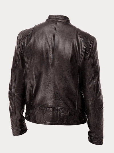 SeravaParis™ | Veste décontractée en cuir