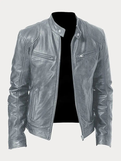 SeravaParis™ | Veste décontractée en cuir