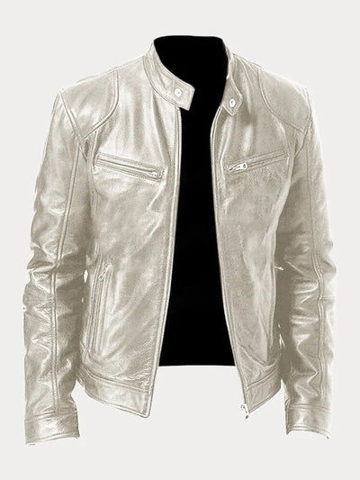 SeravaParis™ | Veste décontractée en cuir