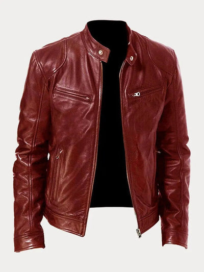 SeravaParis™ | Veste décontractée en cuir