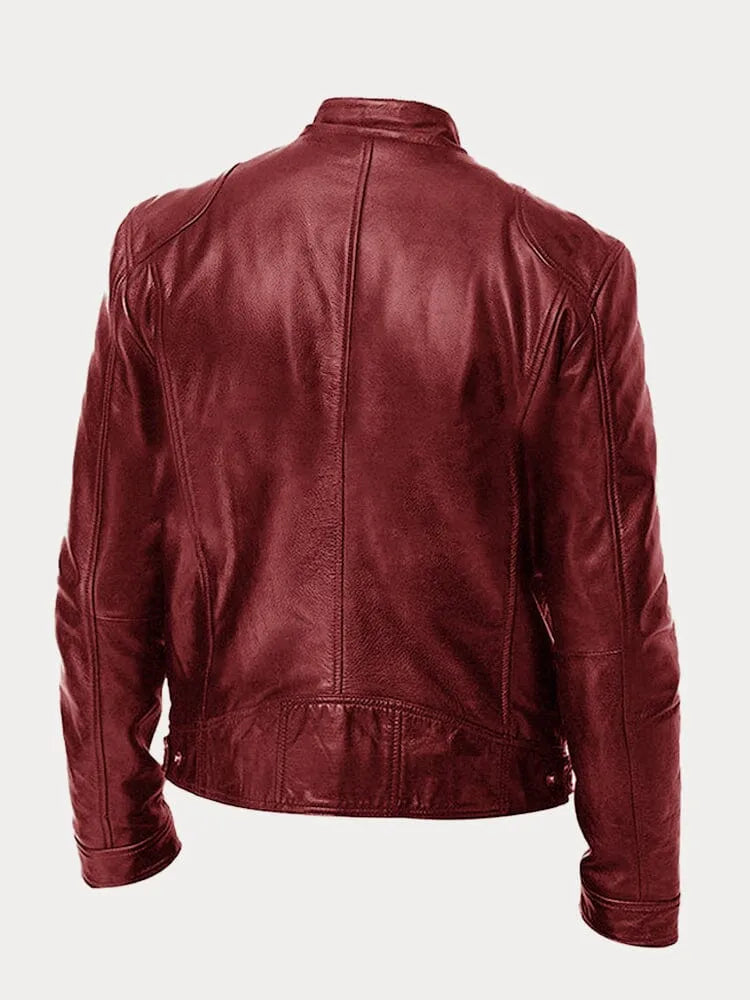 SeravaParis™ | Veste décontractée en cuir