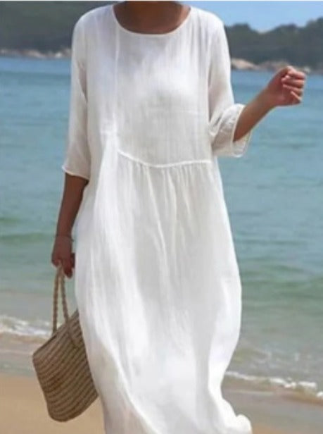 Lunelle | Robe pour Élégance Naturelle et Légèreté Estivale