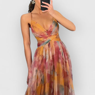 Valeria – La robe aquarelle qui séduit au premier regard