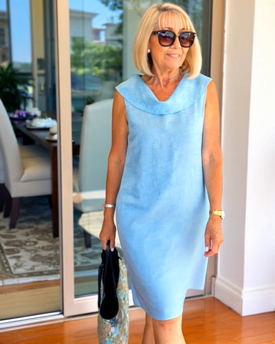 Mariella | Robe en matériau premium froissé