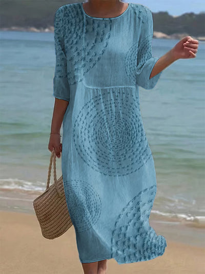 Mira Punto | Robe d'été avec une texture délicate