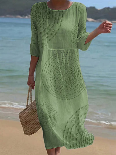 Mira Punto | Robe d'été avec une texture délicate