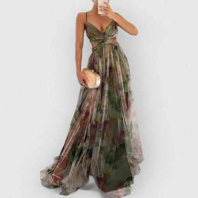 Valeria – La robe aquarelle qui séduit au premier regard