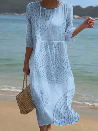 Mira Punto | Robe d'été avec une texture délicate