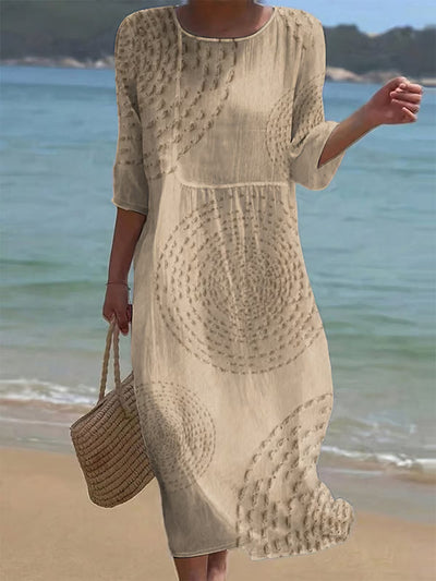 Mira Punto | Robe d'été avec une texture délicate