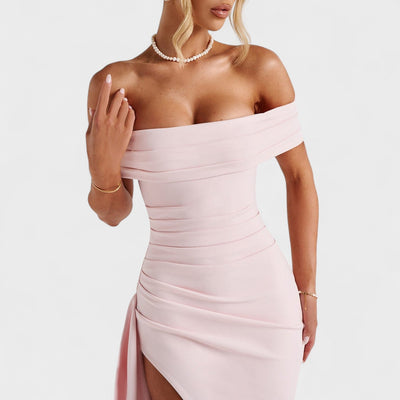 Joyce – Robe Bardot Longue