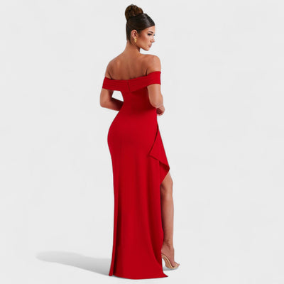 Joyce – Robe Bardot Longue